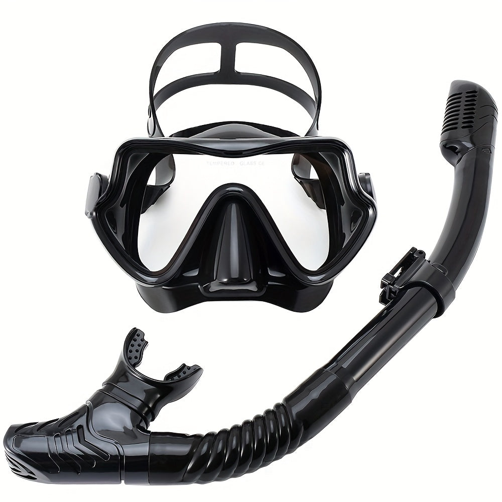AquaClear Set de Snorkel – Impermeable, Cómodo y con Gran Visibilidad