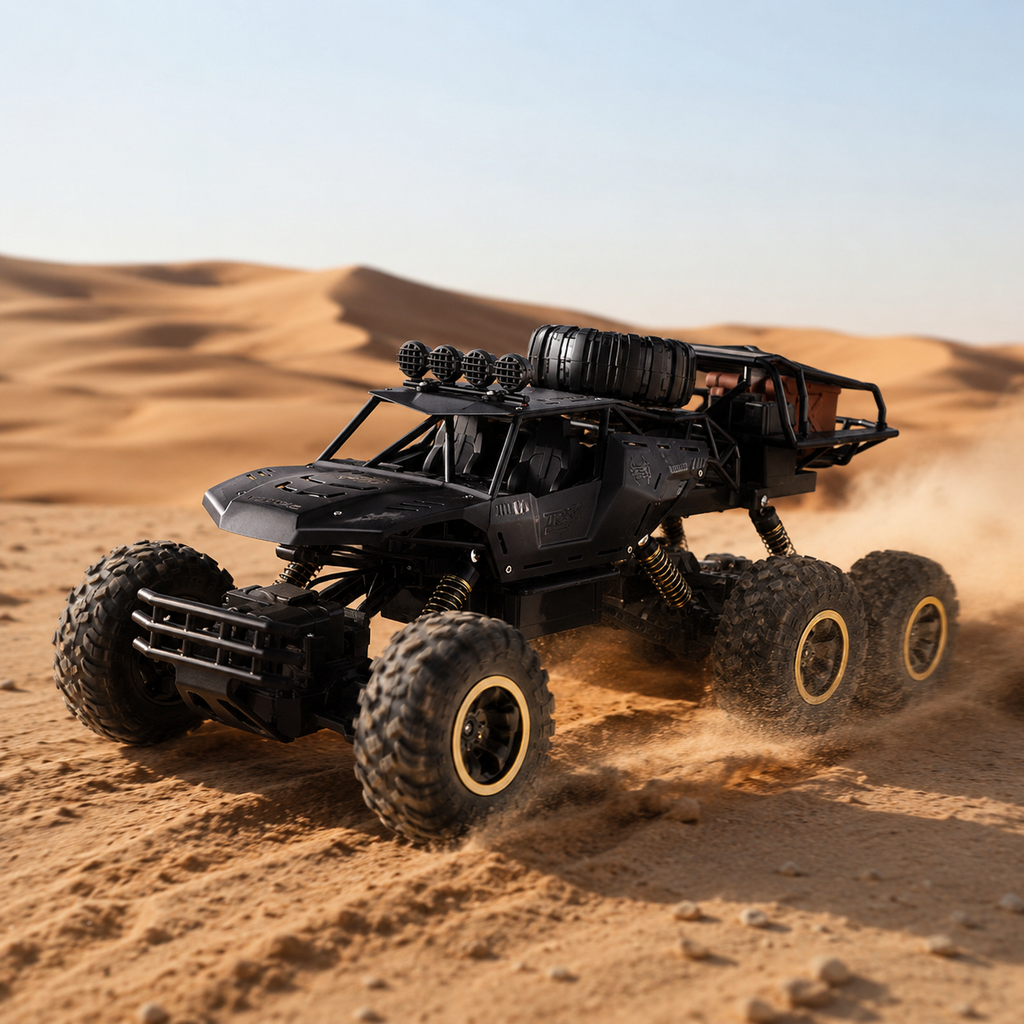 Camión Monster RC de 6 Ruedas – Off-Road Escala 1/12 con Tecnología Avanzada de 2.4GHz y Alta Velocidad
