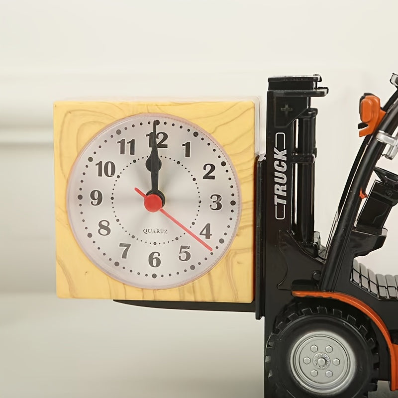 Reloj Despertador Retro Montacargas – Diseño Único y Creativo para Estudiantes y Decoración de Habitaciones