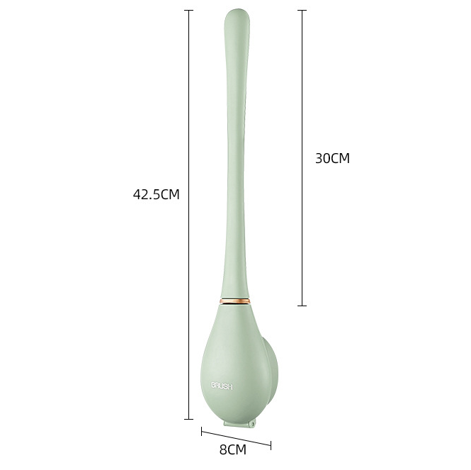 Cepillo de inodoro de silicona flexible moderno