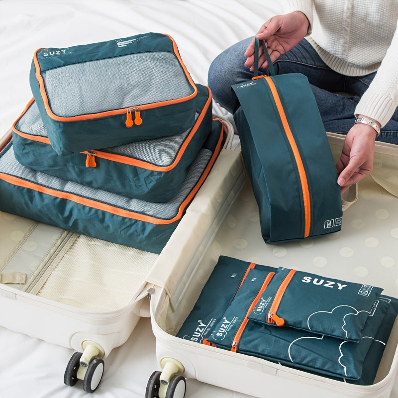 JOURNEASY - Juego de 7 bolsas organizadoras para maletas, portátil, para viajar
