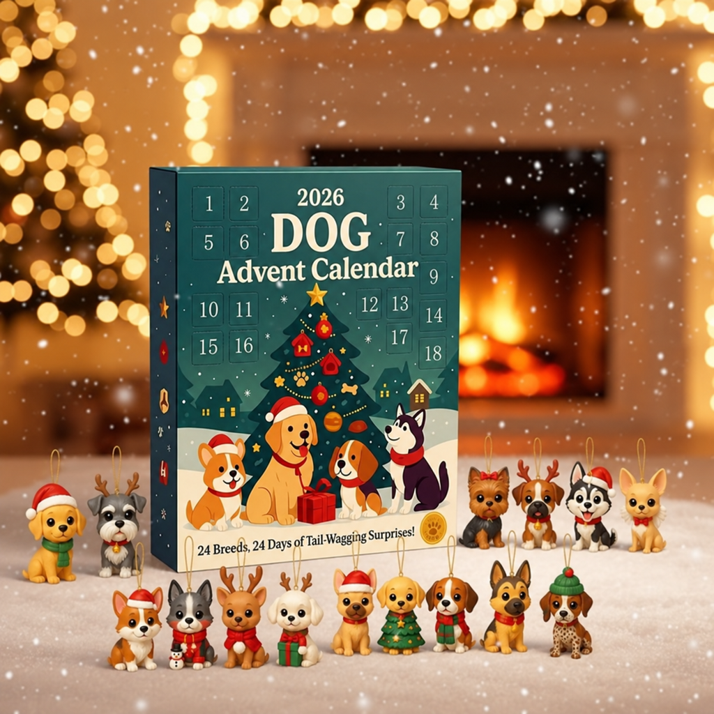 DOGMAS – Calendario de Adviento para perros con 24 juguetes festivos