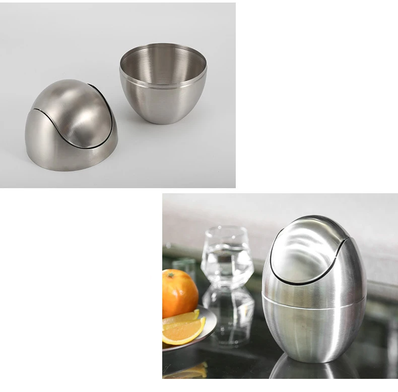 Cubeta de Basura Mini LuxBin hecha de Acero Inoxidable