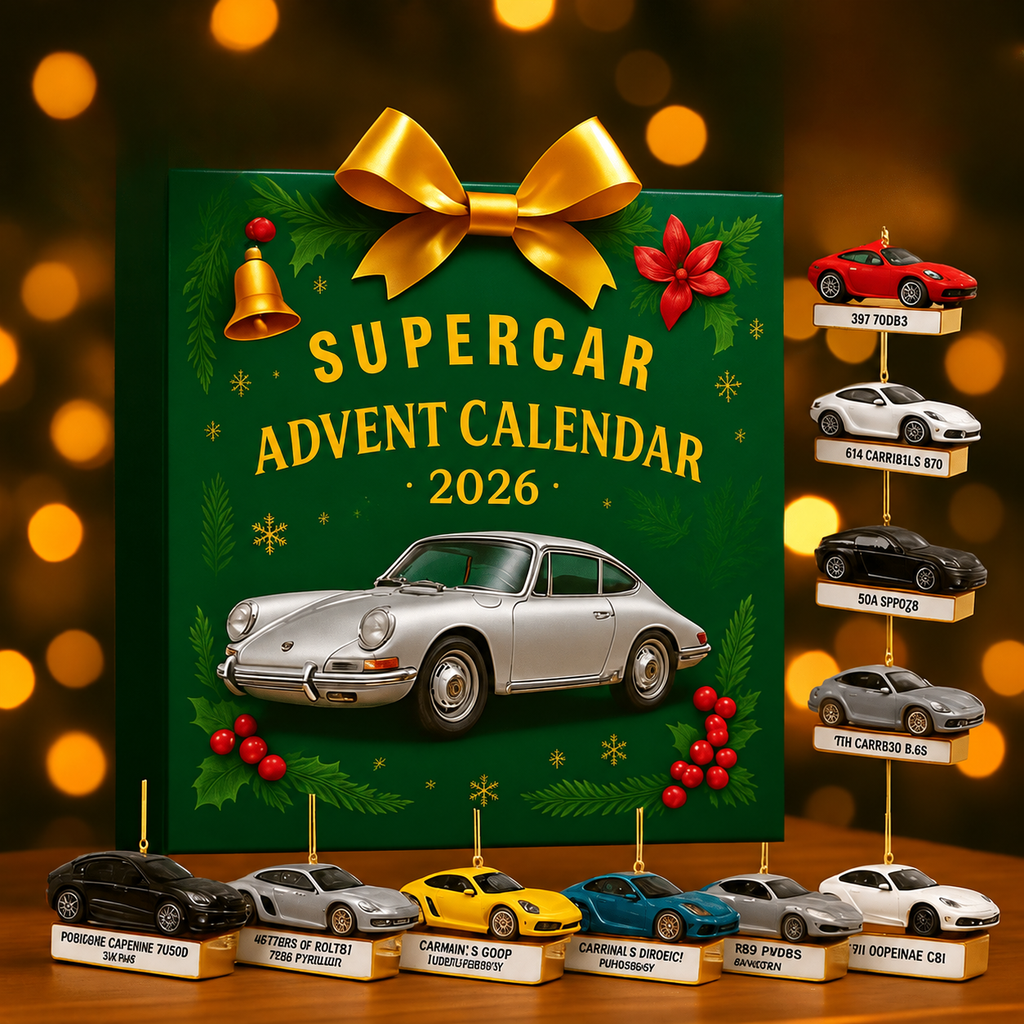 DRIVEVENTURE – Calendario de Adviento de Supercoches Limitado con 24 Modelos de Miniatura Precisos