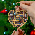 LiteraryHeart - Adorno de Corazón para Amantes de los Libros | 1+1 GRATIS