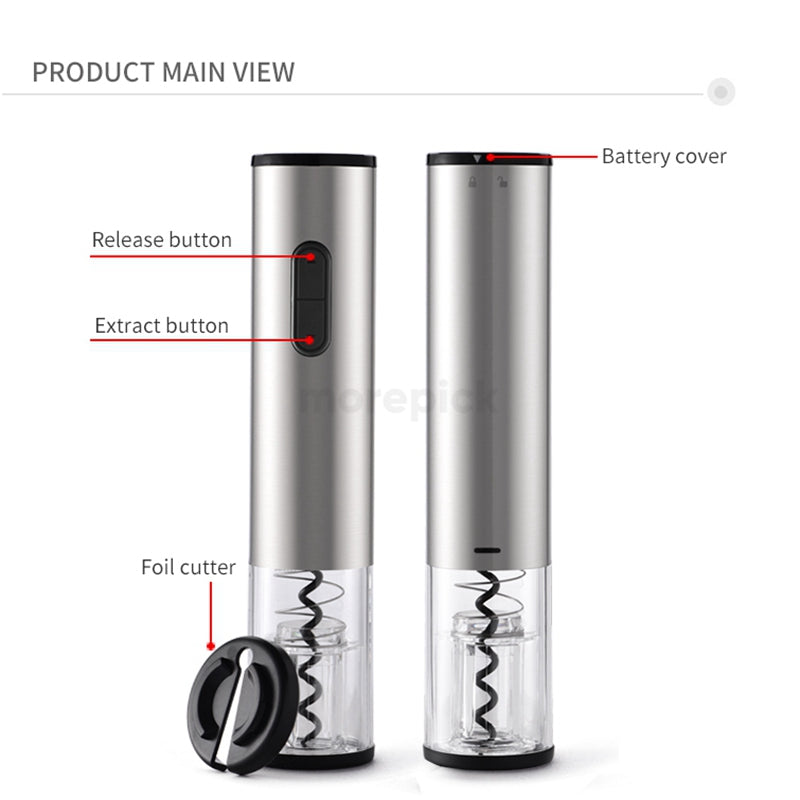 Abridor de Botellas de Vino Eléctrico de Venzani