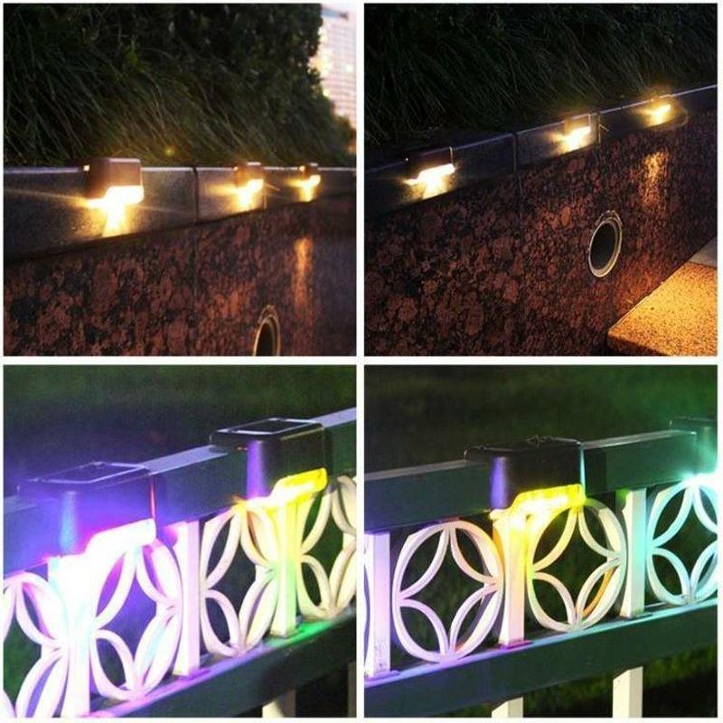 Luces Solares de Escalera Impermeables para Exterior (4 PCS) | Kalsten