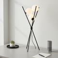 Linea Orbital | Lámpara de Mesa y Suelo LED Regulable con Diseño de Luna
