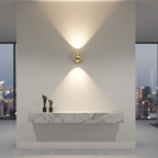 Luz de pared LED en forma de esfera, rotatable 180° | Diseño minimalista moderno