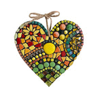Gran Decoración de Corazón de Mosaico para Jardín