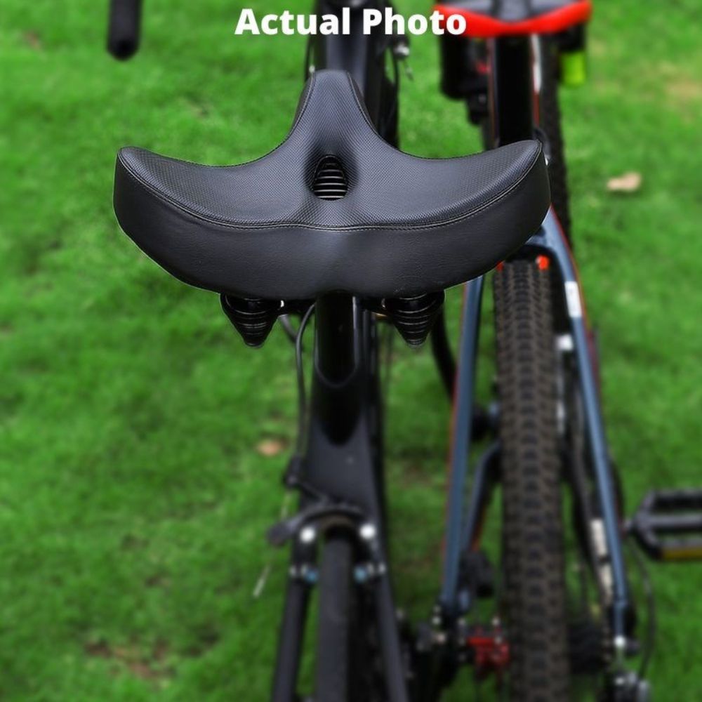 Asiento de Bicicleta Extra Grande con Espuma Gruesa y Resistente al Agua