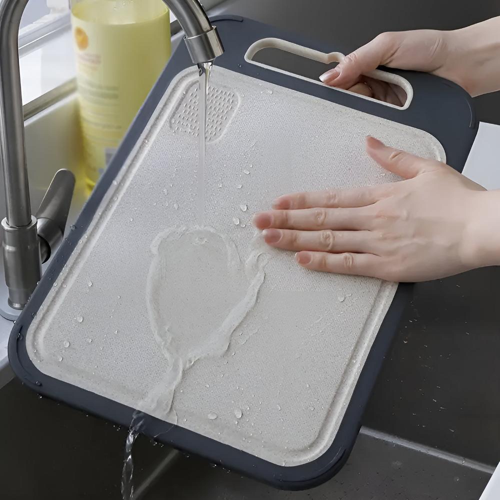 Tabla de Cortar de Acero Inoxidable Reversible