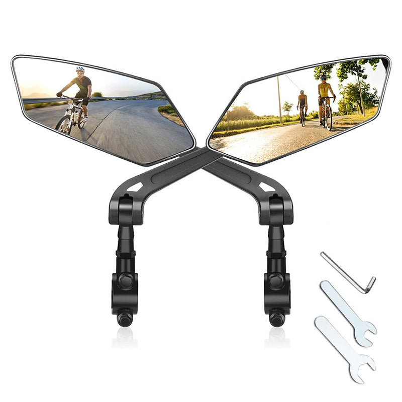 Espejo retrovisor ajustable y rotatable 360° para bicicleta