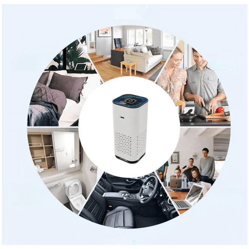 Purificador de Aire Iónico Portátil con Filtro HEPA