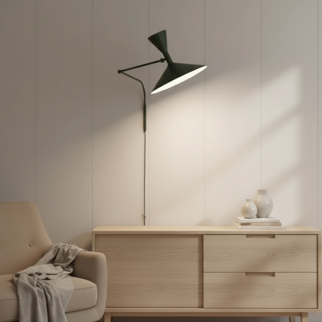 Orrin Vey - Aplique de Pared LED Minimalista con Iluminación Blanca Cálida