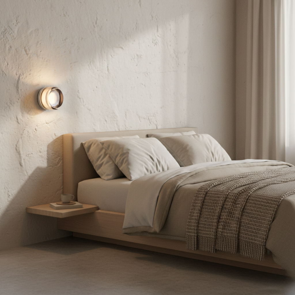 Rondel - Aplique de Pared Moderno con Brillo LED Suavemente Texturizado