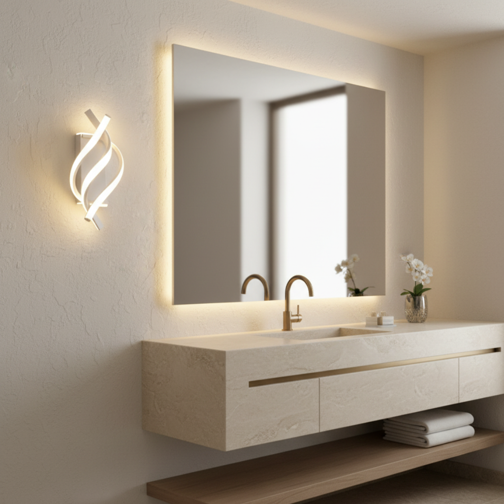Aplique de Pared Moderno de Aluminio - Lámpara de Pared LED Minimalista para Iluminación Acogedora