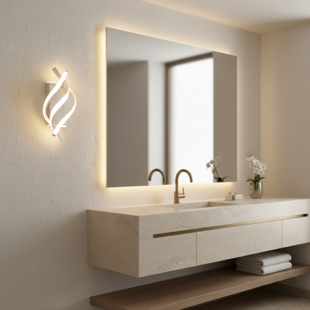 Aplique de Pared Moderno de Aluminio - Lámpara de Pared LED Minimalista para Iluminación Acogedora