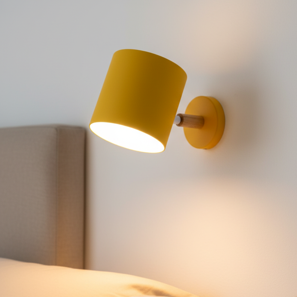 MacaronRay - Lámpara de Pared Ajustable y Aplique de Pared con Diseño Escandinavo Pastel
