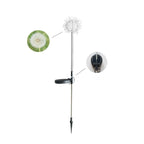 Luz de Globo LED Solar de Alambre de Aluminio Diente de León Impermeable para Jardín