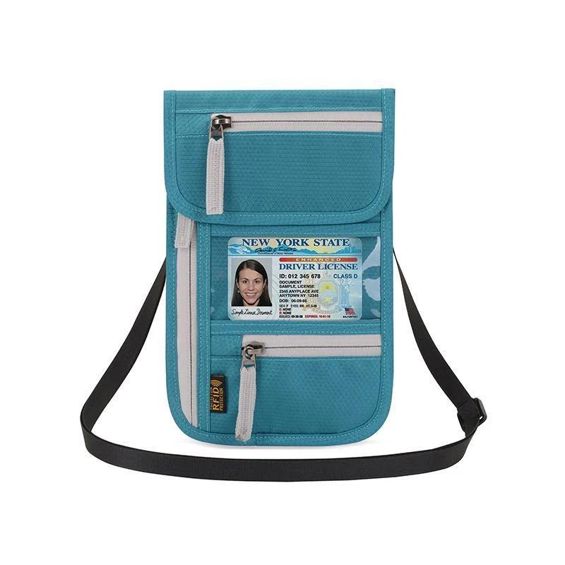 Billetera de viaje con bloqueo RFID