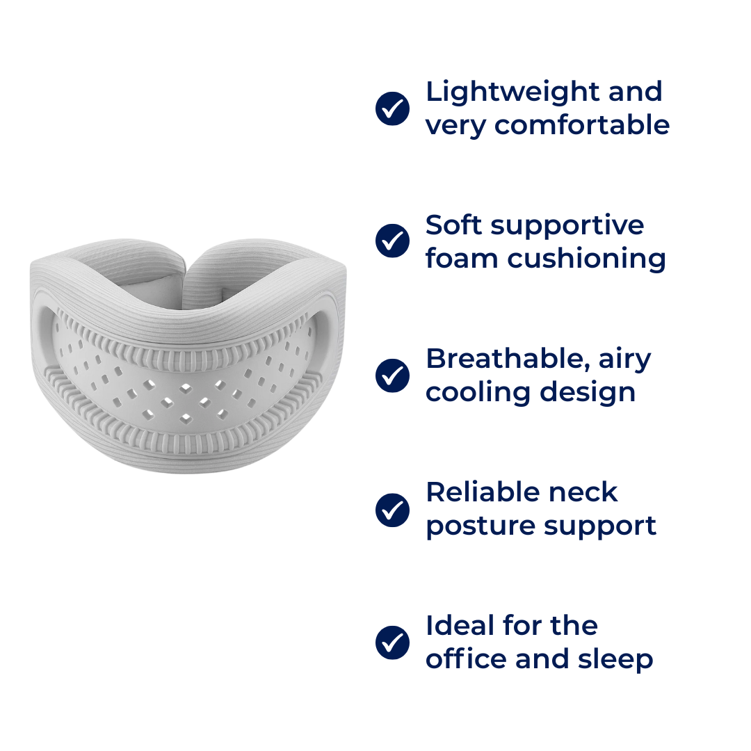 Férula de Soporte para Cuello Ligera – Diseño Transpirable con Acolchado de Espuma – Alivio del Dolor para la Oficina y el Sueño Kalsten