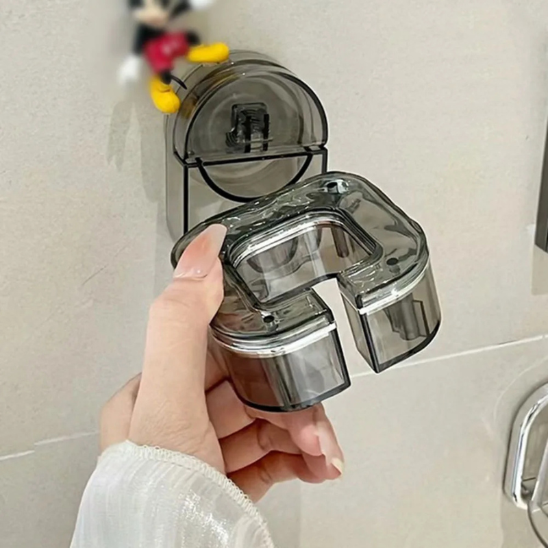 Soporte para secador de pelo montado en la pared y giratorio
