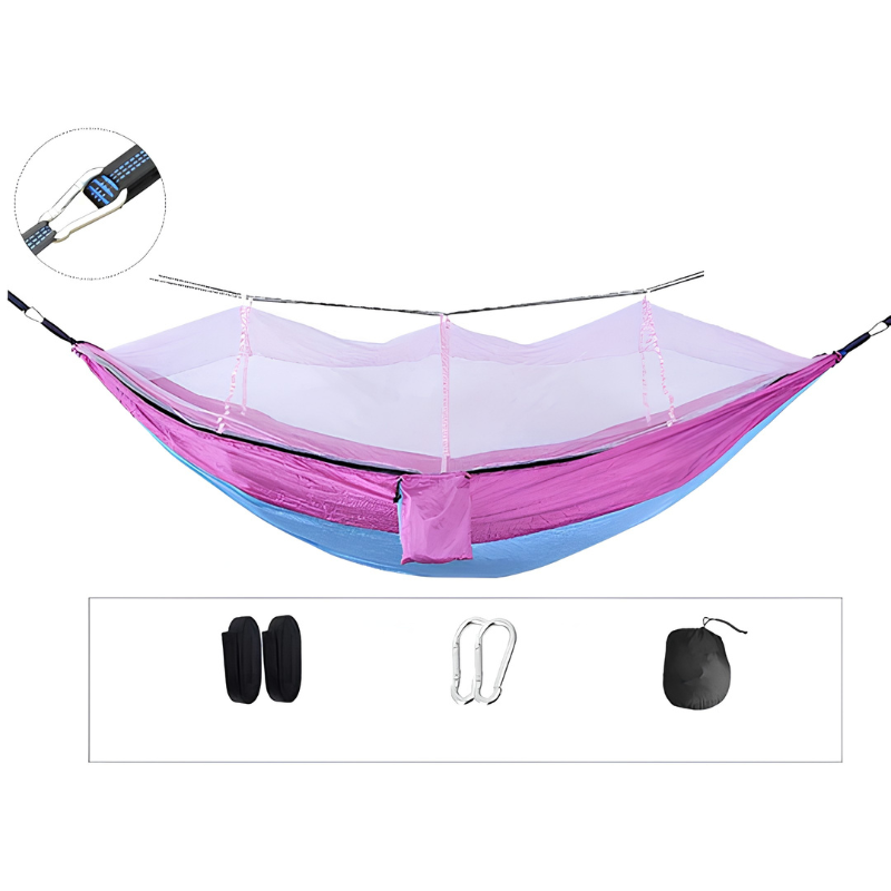 Hamaca de camping con mosquitero integrado