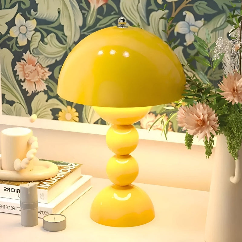 BloomLite – Lámpara de mesa LED inalámbrica con diseño inspirado en Escandinavia