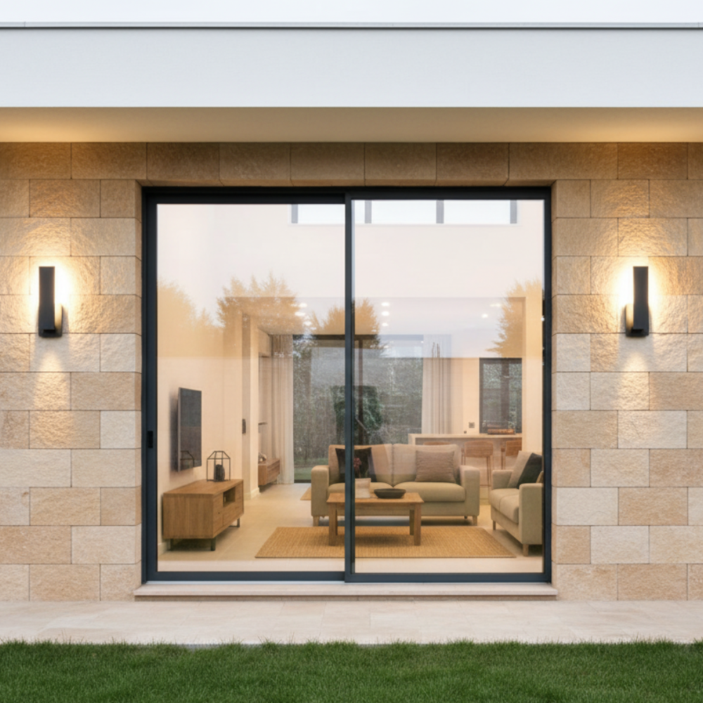 Architex | Aplique de pared exterior moderno y minimalista para iluminación exterior