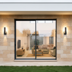 Architex | Aplique de pared exterior moderno y minimalista para iluminación exterior