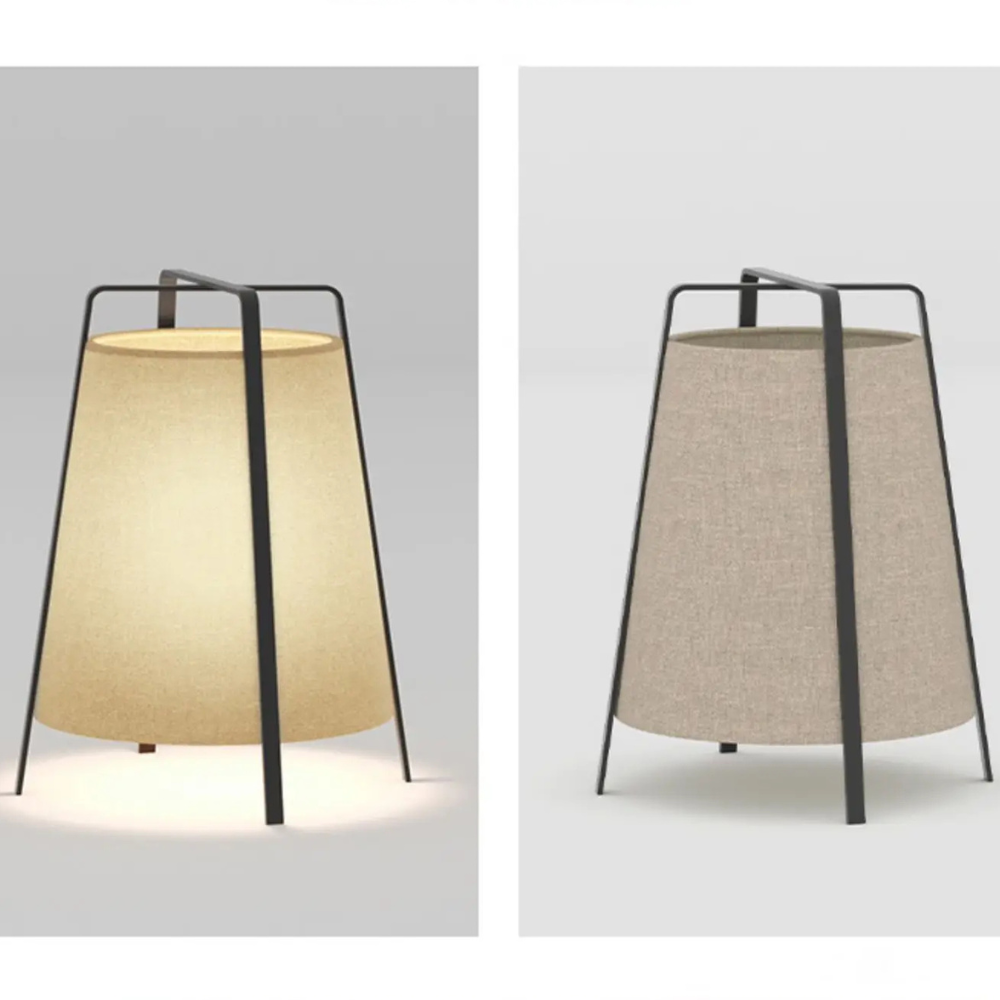 LumosShade | Lámpara de Pie y Mesa de Tela Moderna para una Ambiencia Elegante