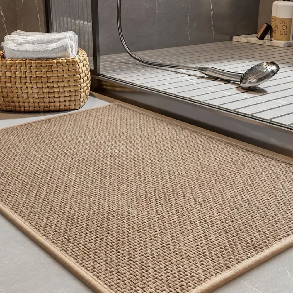 Alfombra de Baño Antideslizante de Confort Trenzado