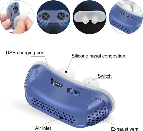 Micro CPAP máquina para apnea del sueño para viajes y anti-ronquidos - Alternativa a CPAP