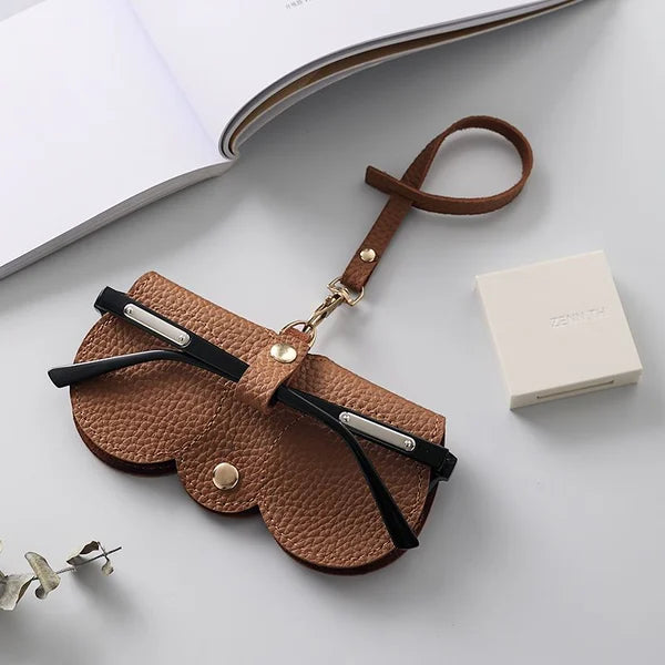 Estuche para gafas de sol ShadeShield de cuero suave