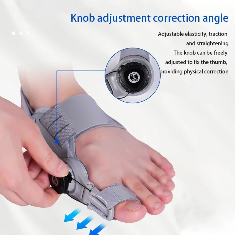 Férula Ajustable BunionEase para el Dolor de Hallux Valgus