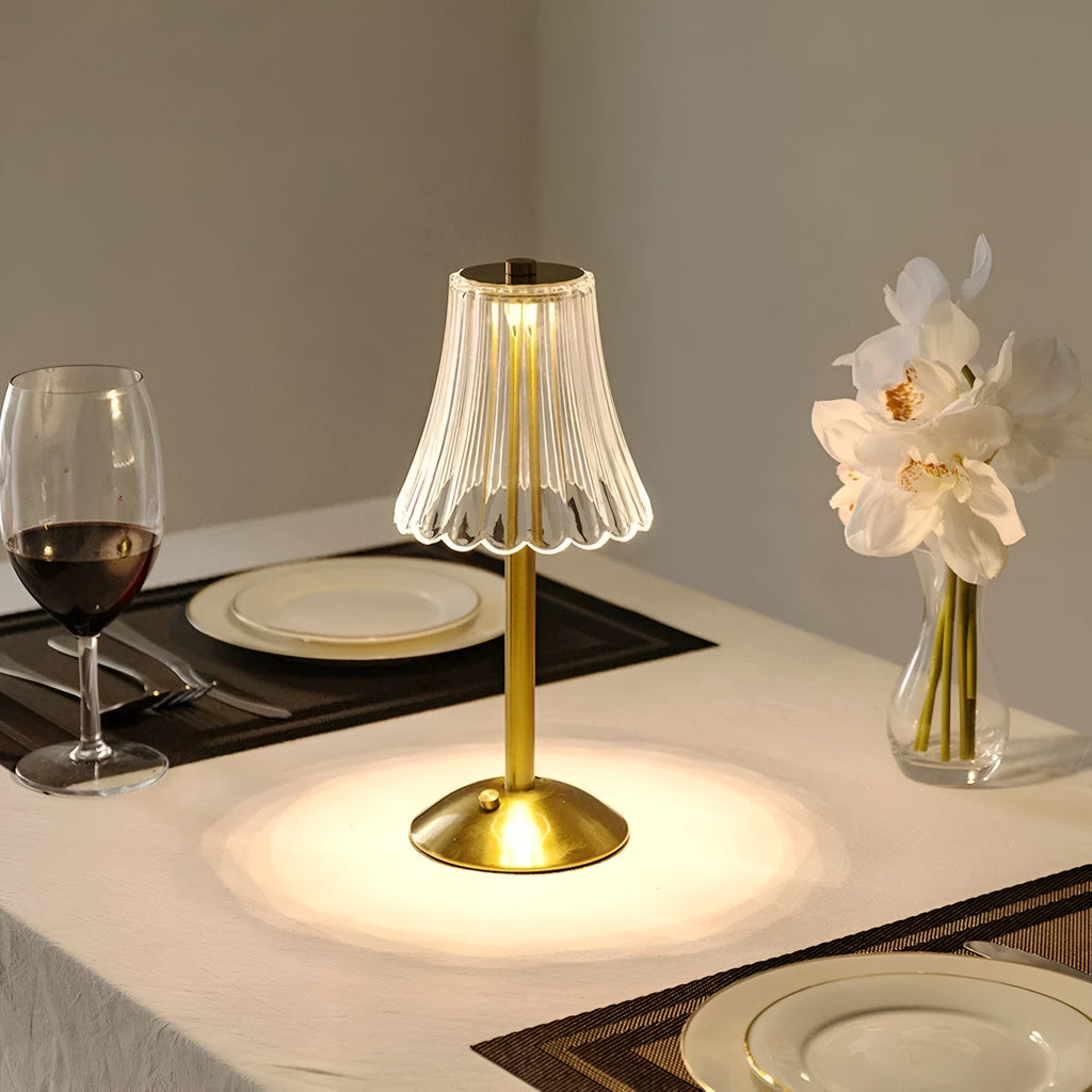 Lámpara de mesa inalámbrica de diseño vintage