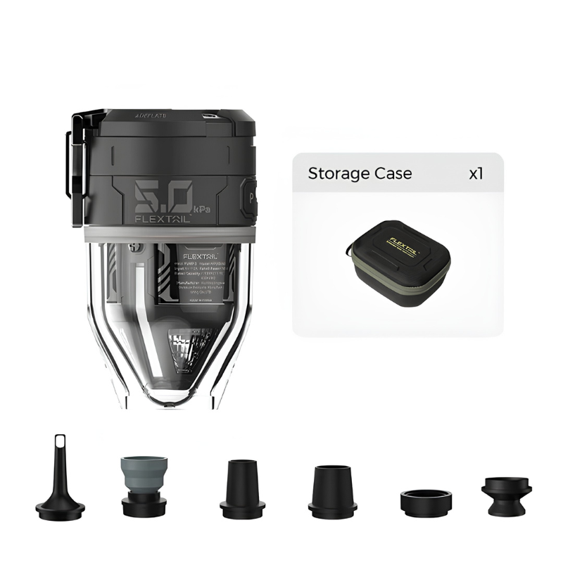 Kit de mini bomba multifuncional con luz – inflado rápido en cualquier lugar
