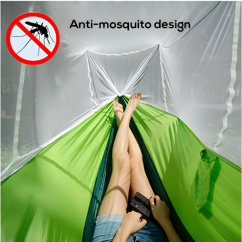 Hamaca de camping con mosquitero integrado