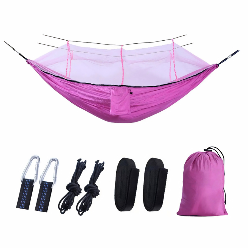Hamaca de camping con mosquitero integrado