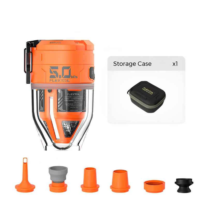 Kit de mini bomba multifuncional con luz – inflado rápido en cualquier lugar
