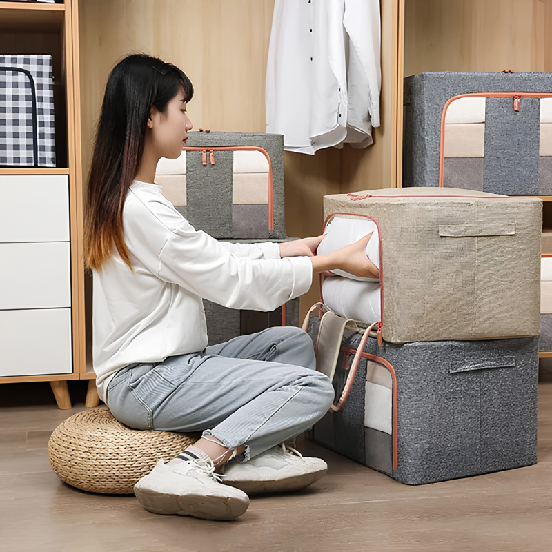 Caja de almacenamiento de ropa – armario bien organizado