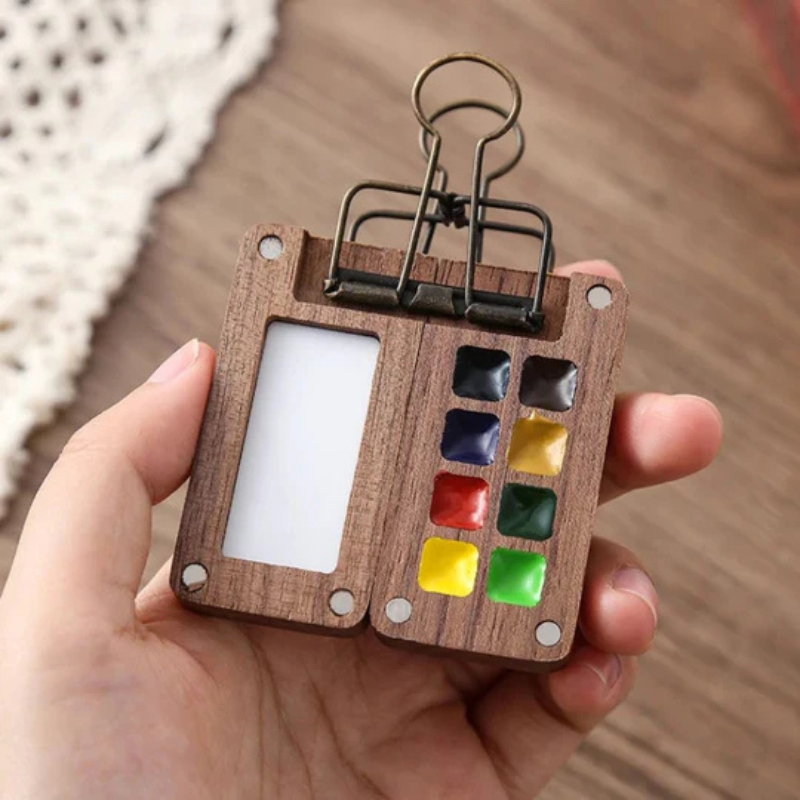 Kit de acuarelas de bolsillo para pintar en cualquier lugar