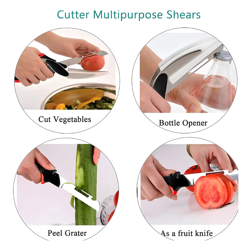 Tijeras de cocina multifuncionales – prepara todo con una sola herramienta
