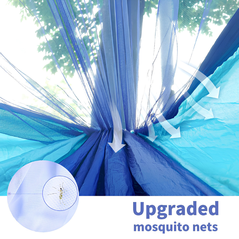 Hamaca de camping con mosquitero integrado