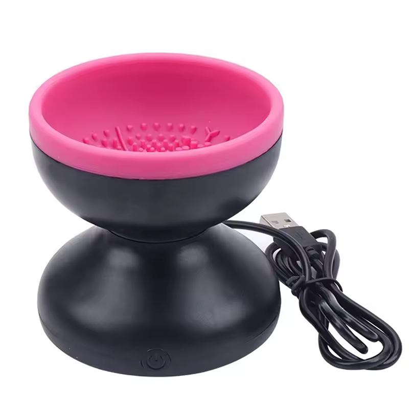 Limpiador eléctrico para brochas de maquillaje