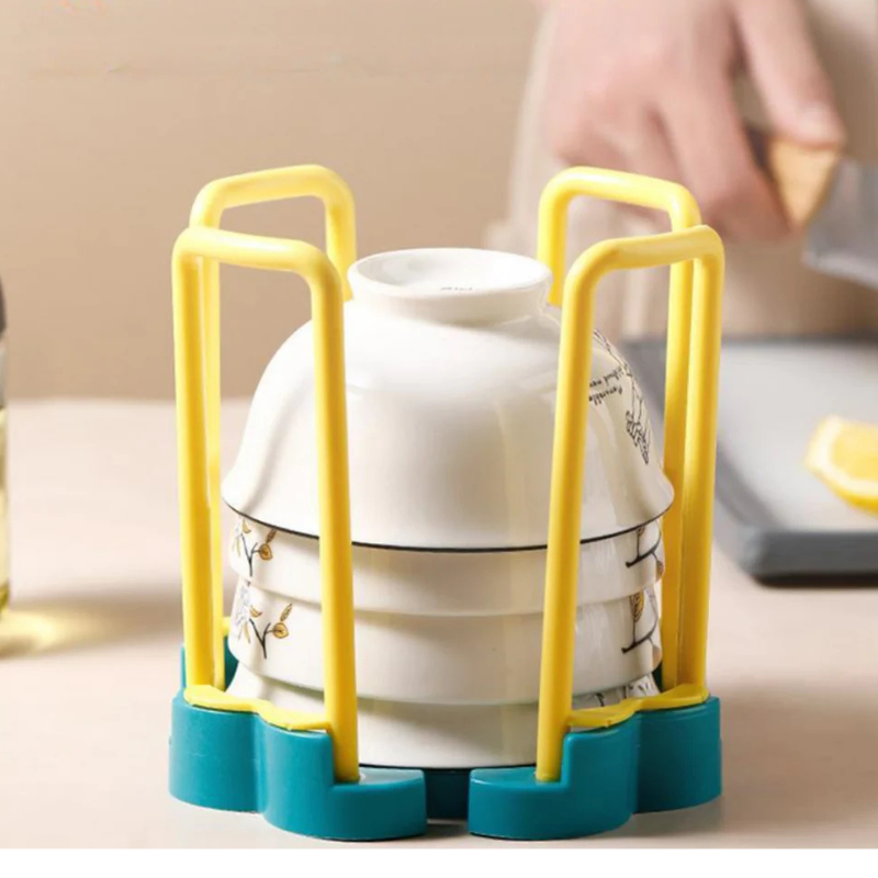 Escurridor ajustable para almacenar cuencos de manera ordenada