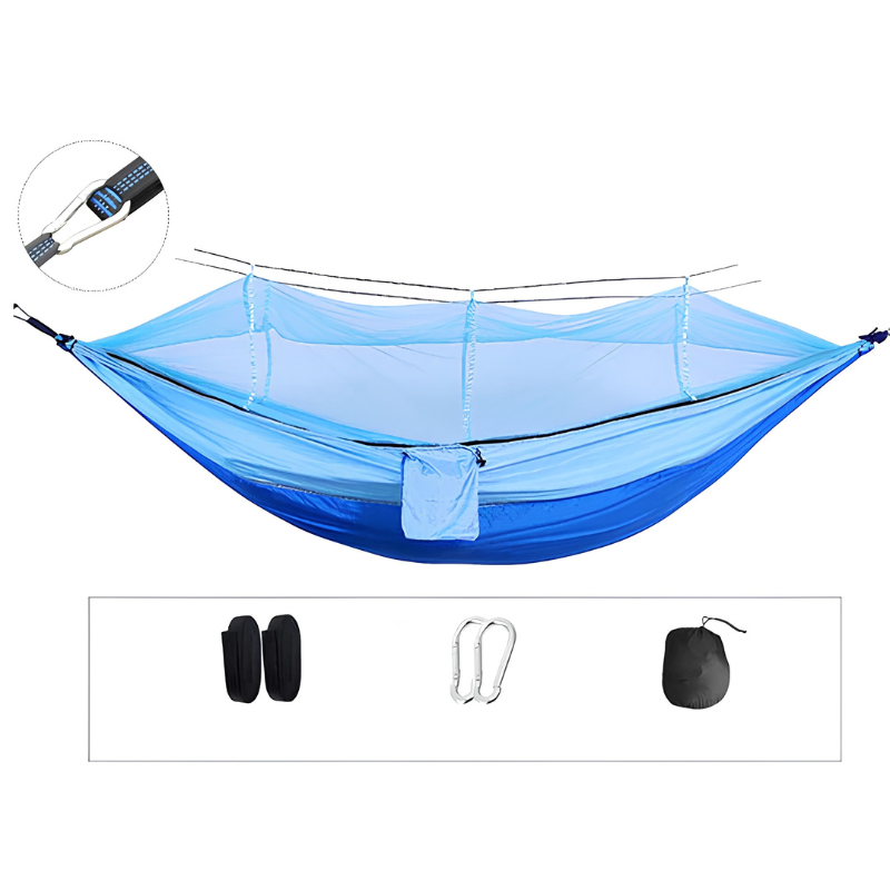 Hamaca de camping con mosquitero integrado