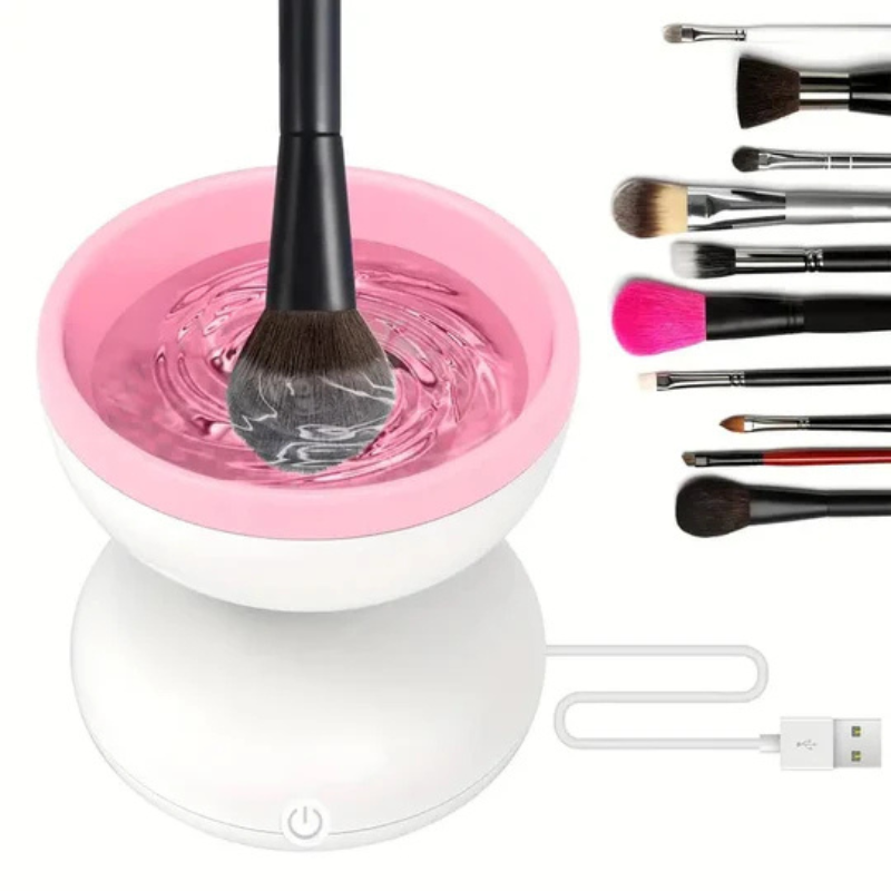 Limpiador eléctrico para brochas de maquillaje
