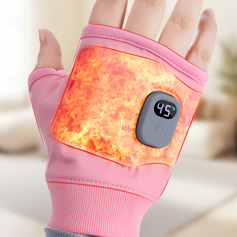 Guantes calefaccionados recargables – calor ajustable para el día a día